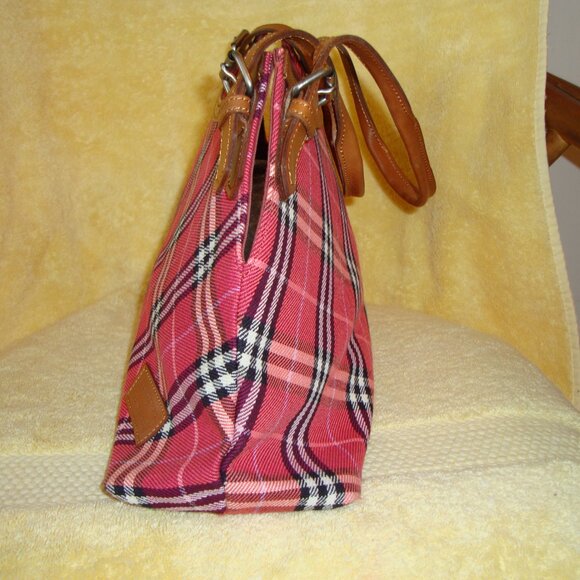 BURBERRY Blue Label Nova Check Tote Canvas NEVER USED CONDITION! - Picture 4 of 12